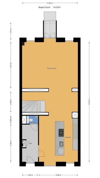 Floor Plan 2 - Thérèse Schwartzestraat 113